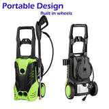 Oanon NIC4500 High Pressure Power Washer 3000 PSI Electric Pressure Washer,1800W Rolling Wheels High Pressure Professional Washer Cleaner Machine+ (5) Nozzle Adapter (3000PSI-Classic Model)