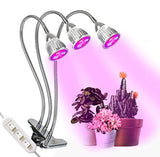 [New] Plant Grow Light with Premium Triple LED Heads, Detachable 360 Degrees Adjustable Gooseneck, Perfect for in-Door Plants' Growth/Health