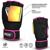 RDX Boxing Hand Wraps Inner Gloves for Punching - Neoprene Padded Fist Protection Bandages Under Mitts with Quick Long Wrist Support - Great for MMA, Muay Thai, Kickboxing & Martial Arts Training