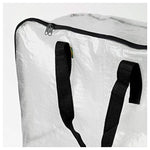 IKEA DIMPA 3 pcs Extra Large Storage Bag, Clear Heavy Duty Bags, Moth Moisture Protection Storage Bags