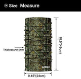 AXBXCX 2 Pack - Camouflage Print Seamless Neck Gaiter Bandana Face Mask for Outdoor Activities