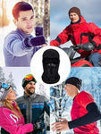 3 Pieces Balaclava Full Face Mask Ski Long Mask Windproof Sports Headwear for Hunting Fishing Activity Supplies