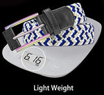 Belt for Men,Woven Stretch Braided Belt 2 Unit Gift-boxed Golf Casual Belts,Width 1 3/8"