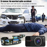 Dash Cam Car Recorder Camera Car DVR HD Night Vision with G-Sensor Loop Recording Motion Detection Dashboard Camera Vehicle Car Camera with 32GB TF Card for Most Cars Trucks (a100+)