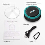 Shower Speaker, 8Gtech Waterproof Wireless Bluetooth Speaker with 5W Driver, Suction Cup, Built-in Mic, Hands-Free Speakerphone, Portable Waterproof Bluetooth Speaker for Pool, Beach,Bicycle,Outdoor