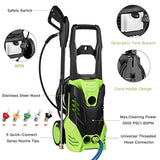 Oanon NIC4500 High Pressure Power Washer 3000 PSI Electric Pressure Washer,1800W Rolling Wheels High Pressure Professional Washer Cleaner Machine+ (5) Nozzle Adapter (3000PSI-Classic Model)