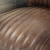 ACME Furniture 53548 AC-53548 Sofa Retro Brown TG Leather & Aluminum