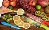 Cosmos Kitchen Knife Set in Gift Box - Unique Gifts For Men and For Women - 6-Piece Colorful Cooking Chef Knives Set