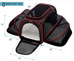 PETYELLA Pet Carrier + Fleece Blanket & Bowl - Innovative Design Airline Approved - Lightweight Dog & Cat Carrier