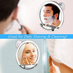 Cheftick Fogless Shower Mirror with Built-in Razor Holder, 360 Degree Rotating for Easy Mirrors Viewing, Advanced Locking Suction & Adjustable Arm, Shatter-proof, Guaranteed...