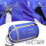 Forbidden Road Double Sleeping Bag Winter 30 ℉/60 ℉ 2 Person Water Resistent Lightweight Envelope Sleeping Bags 380T Nylon with Free Carrying Bag Perfect for 4 Season Camping Backpacking Hiking