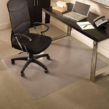 ES Robbins 124381 Chair Mat Extra-High Pile Carpet, 46"x60", Beveled Edge