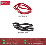 Pull Up Assist Bands Set by Functional Fitness. Heavy Duty Resistance and Assistance Training Band