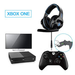 SADES New Version Xbox One Gaming Headset Headphones with Microphone and PC Adapter for PS4/PlayStation 4 Laptop Mac