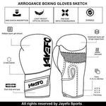 Jayefo R-1 Ultimate Warrior Leather Boxing Gloves Muay Thai Gloves Sparring Gloves Training Bag Gloves MMA