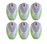 A1 Critter Control Ultrasonic Pest Repeller 6-Pack Green
