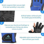 Palmyth Neoprene Fishing Gloves for Men and Women 2 Cut Fingers Flexible Great for Photography Fly Fishing Ice Fishing Running Touchscreen Texting Hiking Jogging Cycling Walking