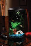 Koller Products AquaView 6-Gallon 360 Fish Tank with Power Filter and LED Lighting