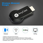 Wireless HDMI Display Adapter Transmitter,Miracast Dongle 1080P iPhone Ipad to TV,Toneseas Streaming Media Player,Airplay Receiver for MacBook Laptop Samsung Android Smart Phones - Creative Gift