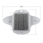Shower Foot Scrubber Bath Brush, Free Hanging Hooks, Foot Brush Bristles Deep Clean, Hard Dead Rough Dry Skin Callus Exfoliate Stimulate Feet Cleaner Scrub Massager Spa...