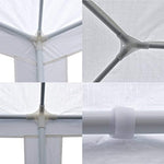 Smartxchoices 10' x 20' Outdoor White Waterproof Gazebo Canopy Tent with 6 Removable Sidewalls and Windows Heavy Duty Tent for Party Wedding Events Beach BBQ (10' x 20' with 6 Sidewalls)