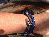 Chasing Fin Adjustable Bracelet 550 Military Paracord with Fish Hook Pendant