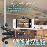 Xenvo SquidGrip iPhone Tripod, GoPro Tripod - Flexible Cell Phone Tripod Stand with Ball-Head 360, Compatible with iPhone, Android, Samsung, Google Smartphones, and ANY Mobile Phone (Red)