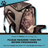 Pawfect Pets Airline Approved Pet Carrier Soft-Sided Cat Carrier and Dog Carrier for Small Dogs and Cats, Fits Underneath Airplane Seat. Comes with Two Fleece Pet Mats.