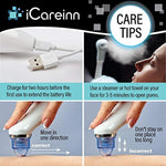 iCareinn Blackhead Remover [Newest 2018] - Rechargeable Pore Vacuum Suction Microdermabrasion Machine Comedone Extractor Acne Remover Electric Skin Cleanser Peeling Tool - Powerful Waterproof Cleaner