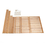 Ogori Bamboo Wood Ladder Plant Stand 3-Tier Foldable Organizer Flower Display Shelf Rack for Home Patio Lawn Garden Balcony Holder