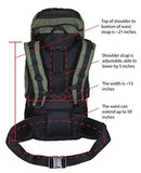 HBAG Discovery 80L 5400ci Internal Frame Camping Hiking Backpack