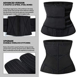 KIWI RATA Neoprene Sauna Waist Trainer Corset Sweat Belt for Women Weight Loss Compression Trimmer Workout Fitness