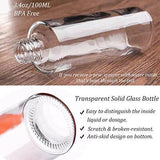 Olive Oil Sprayer, Spray Bottle, Portable Oil Dispenser, Oil Mister for BBQ, Salad, Baking, Roasting, Grilling, Frying, Glass Bottle, FDA Approved, 3.4-Ounce Capacity, Including Free Tube Brush