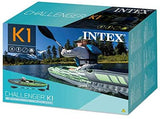 Intex Challenger K1 Kayak, 1-Person Inflatable Kayak Set with Aluminum Oars and High Output Air Pump