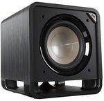 Polk Audio HTS 10 Powered Subwoofer with Power Port Technology | 10” Woofer, up to 200W Amp | For the Ultimate Home Theater Experience | Modern Sub that Fits in any Setting | Washed Black Walnut