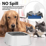 Vitalumos Dog Water Bowl, Splash-Free Pet Bowl with Antibacterial Material, Vehicle Carried Water Bowl for Dogs/Cats/Pets