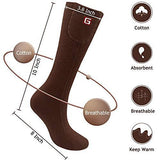 Electric Battery Heated Socks for Women Men,Winter Rechargeable Thermal Heat Socks Kit,Battery Powered Electric Heated Ski Bike Motorcycle Warm Socks Foot Warmer,Winter Sports Outdoor Thermo Socks,M/L