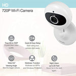 Wansview Wireless IP HD Camera, Home WiFi Security Surveillance Camera for Baby/Elder/ Pet/Nanny Monitor with Night Vision and Two Way Audio K2 (White)