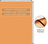 JivStar Outdoor BBQ Grill Mat (Set of 2) with Magnetic Meat Smoking Guide ~ Non Stick, Reusable, Heavy Duty ~ Best BBQ Grill Accessories Mat ~ As Seen On TV ~ Great for Camping and Backyard Grill