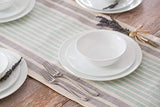 Corelle Winter Frost White Dinnerware Set  with lids (20-Piece, Service for 4)