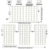 TORCHSTAR LED Window Curtain Light, Warm White