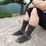 PEACE OF FOOT Hiking Socks boot socks For Mens 6(5+1) Pairs Multi Sports Trekking Climbing Camping working Crew Socks