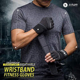 SIMARI Workout Gloves for Women Men,Training Gloves with Wrist Support for Fitness Exercise Weight Lifting Gym Lifts,Made of Microfiber SMRG905