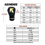 Boxing Gloves (6oz, 8oz, 10oz, 12oz, 14oz, 16oz) Punching Bag Mitts, Muay Thai,UFC MMA Kickboxing Fight Training Gloves by KAIWENDE-BX01