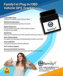 Family1st GPS Tracker for Vehicles, Kids, Teenagers, Cars, Seniors and Assets. 4G LTE GPS Tracker with SOS. Black Portable, Compact and Hidden with Real Time Updates (Portable)