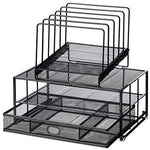 Veesun Two-Tier Stackable File Paper Tray Desk Organizer