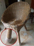 LimBridge Chair Leg Wood Floor Protectors, Chair Feet Glides Furniture Carpet Saver, Silicone Caps with Felt Pads #2, Round Diameter 1-7/16" to 1-5/8" (3.7cm-4.2cm) 16 Pack