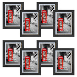 Amazing Roo 8.5 x 11 Document Frames with Mat Made for 11x14 Inch Picture Frame Without Mat Wall and Tabletop Display 2 Pack, Black