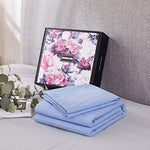 100% Washed Cotton Duvet Cover 3 Piece, Comforter Cover California King Size, Ultra Soft with Zipper Closure, Corner Ties, Simple Bedding Style, Gray White Plaid by SORMAG