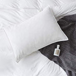 100% Washed Cotton Duvet Cover 3 Piece, Comforter Cover California King Size, Ultra Soft with Zipper Closure, Corner Ties, Simple Bedding Style, Gray White Plaid by SORMAG
